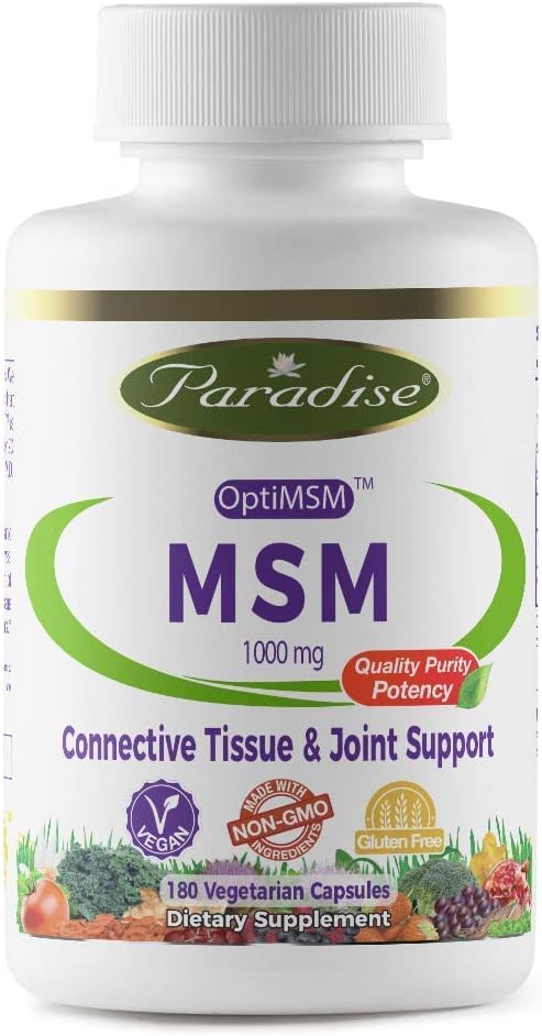 Paradise MSM. 100% OPTIMSM Original Worldwide Patented Ingredient. - 100% Φυσικά Extracted - Χωρίς σκληρά χημικά ή διαλύτες - 100% American Made!