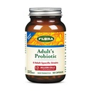 Flora Adult's Probiotic - Χορτοφαγικό ημερήσιο προβιοτικό για την υγεία των ορνίθων & της πέψης - Περιλαμβάνει Lactobacillus & Bifidobacterium - 17 δισεκατομμύρια CFU - Χωρίς γλουτένη - Κρατήστε chilled - 60 κάψουλες