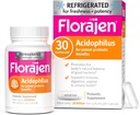 Florajen Acidophilus Probiotics, Υγεία των ορνίθων, Κολπική Υγεία, και συμπλήρωμα υποστήριξης του ανοσοποιητικού, δυσκοιλιότητα και Bloating ανακούφιση για ενήλικες, 30 κάψουλες (Ψυγεία)