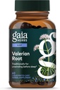 Gaia Herbs Valerian Root - Φυσική υποστήριξη ύπνου για μια φυσική ηρεμία για να βοηθήσει την χαλάρωση για τον ύπνο - με βιολογικό εκχύλισμα ρίζας βαλεριάνας - 60 Vegan Liquid Phyto-Capsules (30-Day Supply)