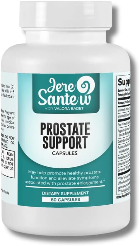 Συμπλήρωμα υποστήριξης Prostate με πριόνι Palmetto, Pygeum & Lycope – Prostate Health & Urinary Function Support – 60 κάψουλες – φυσικό μείγμα για την ευεξία των ανδρών – Made in USA