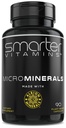 15mg Γλυκινικός ψευδάργυρος από Albion® 6 Essential Trace Bisglycinate Minerals, Manganese, Boron, Chromium, Selenium, Molybdenum Supplement, 90 Plant-based Vegan Capsles