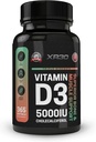 Βιταμίνη D3 5000IU Χοληκαλσιφερόλη - Superior Bone & Muscle Support - 365 Softgels - Made in USA
