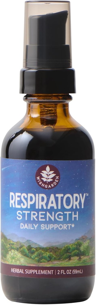 WishGarden Βότανα Αναπνευστική Δύναμη Καθημερινή Υποστήριξη - Φυτικό βοτανικό πνευμόνι Βασισμένο συμπλήρωμα υποστήριξης με οργανική μυελίνη & Ελεκαμπάνη, υποστηρίζει μακρά αντοχή των πνευμόνων και καλύτερη απόδοση των πνευμόνων, 2oz