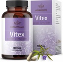 HERBAMAMA Vitex Berry Κάψουλες – Φυσικά Συμπληρώματα Εμμηνόπαυσης * για τις γυναίκες – 1000mg Vitex Chasteberry Φρούτα ανά υπηρεσία για την εμμηνόπαυση * – Vegan, Μη ΓΤΟ – 50-Ημερη Προμήθεια