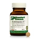 Τυποποιημένη διαδικασία Echinacea-C - Συμπλήρωμα για την υποστήριξη του ανοσοποιητικού συστήματος - Προσφορές Ημερήσια δόση βιταμίνης C - Χωρίς γλουτένη, Μη-Dairy & Non-Soy - 90 δισκία (90 Σερβιέτες)