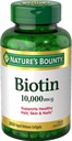 Nature's Bounty Biotin 10.000 mcg, 250 Rapid Release Softgels