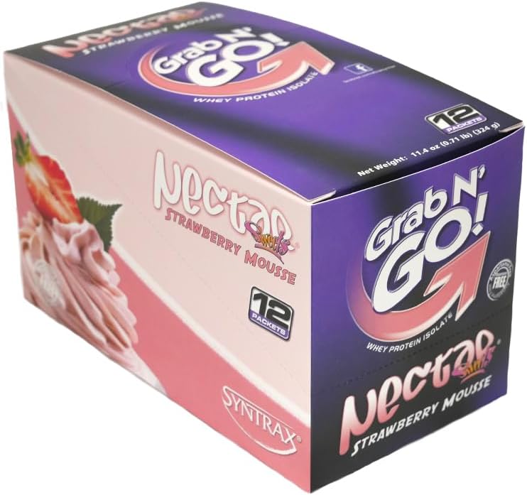 Syntrax Nectar Αρπαγή N' Go, Φράουλα Mousse, 12 κόμης