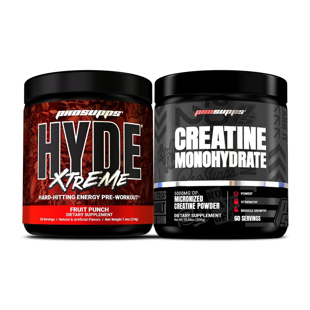 PROSUPPS κ. Hyde Xtreme Φρούτα Punch και Createine 300 Bundle