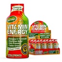 Vitamin Energy Immune+ Extra Strength Energy Shot Fruit Punch 12 Pack, 260mg Natural Caffeine, B-Vitamins, Citicoline, Green Tea, Immunity & Focus Support, Zero Sugar, Gluten-Free 1.93 fl oz