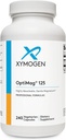 XYMOGEN OptiMag 125 - Συμπλήρωμα μαγνησίου με Di-Magnesium Malate & Γλυκινικό Λυσιακό για την υποστήριξη των νεύρων, των μυών, την υγεία των οστών + την υγεία της καρδιάς (240 κάψουλες)