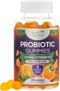 Probiotic Gummies for Women & Men - Advanced Multi-Strain Probiotic Formula - Gut & Digestive Health Support Gummy for Occasional Bloating - Daily Acidophilus Probiotics Supplement - 120 Gummies