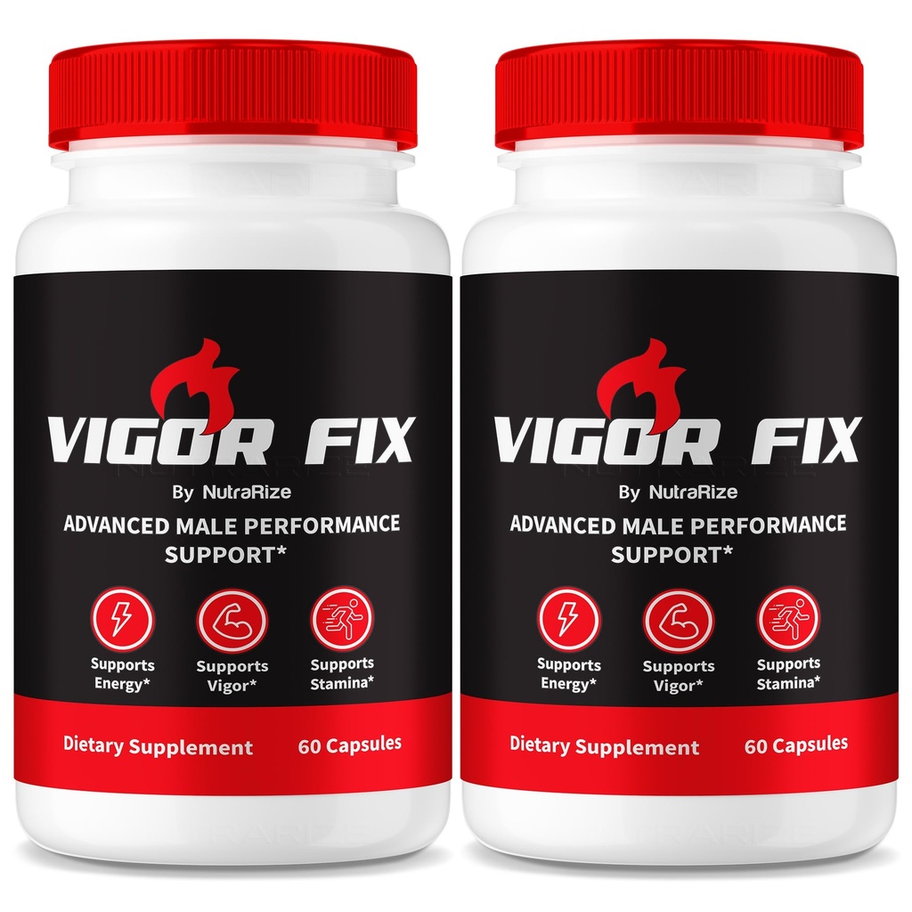 (2 Pack) Vigor Fix Male Supplement, VigorFix Pills for Men, Daily Nutrition for Overall Health and Wellness, Vigor Fixed Support Capsules for Confidence and Energy, Reviews (120 Capsules)