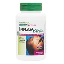 NaturesPlus Herbal Actives InflamActin - 60 κάψουλες χορτοφαγικών - συμπλήρωμα βοτάνων με κουρκουμά & bromelain - Υποστηρίζει προσαρμογόνο λειτουργία - Vegan, χωρίς γλουτένη - 30 εξυπηρετούν