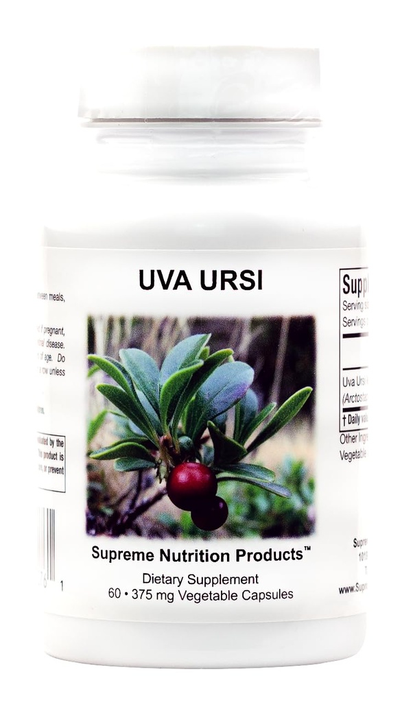 Supreme Nutrition Uva Ursi, 60 Αγνόκαρπα χορτοφαγικά κάψουλες