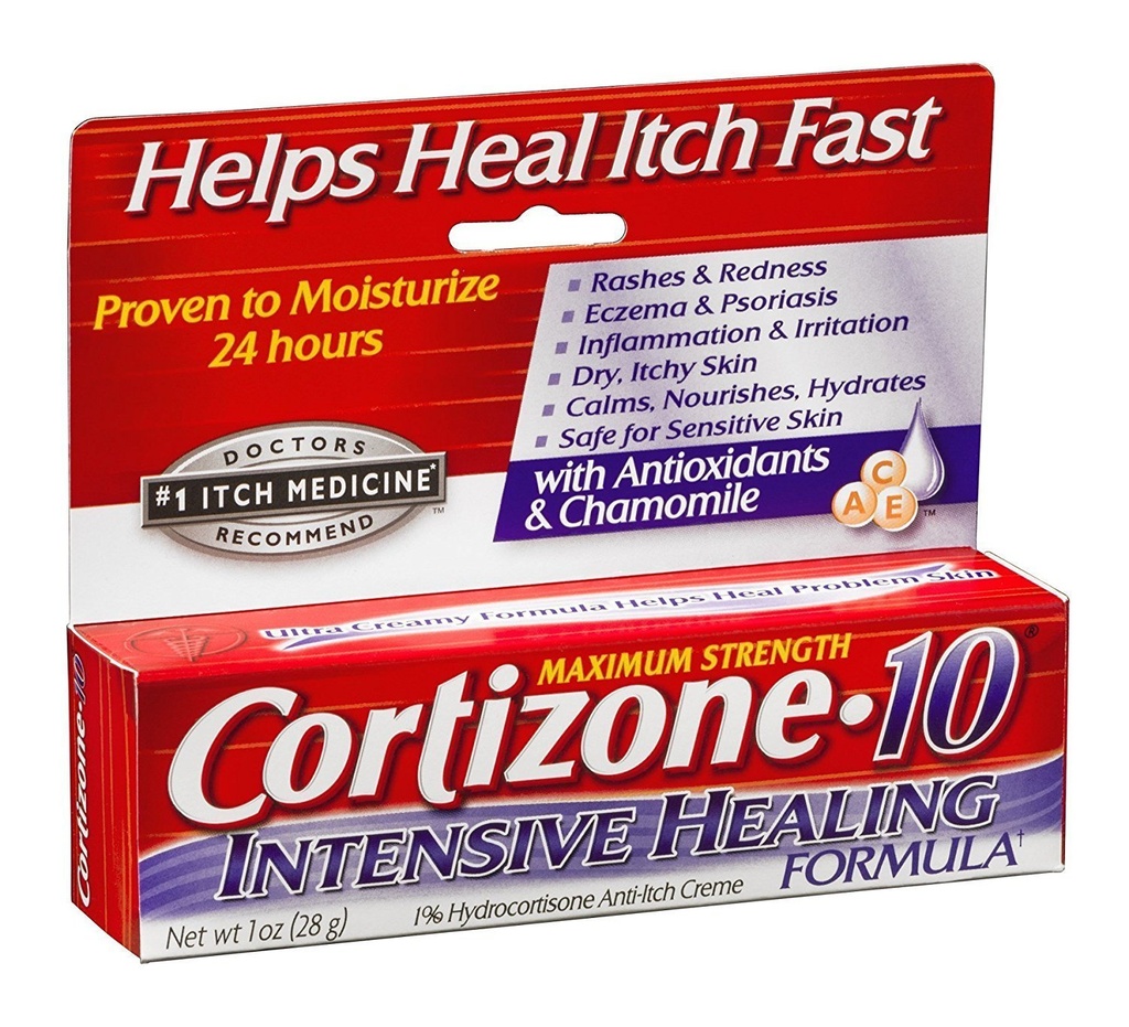 Cortizone 10 Εντατική Θεραπεία Φόρμουλα Anti-Itch Cream, 1 Ουγγιά το καθένα, Συσκευασία των 6
