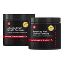 iRestore Advanced Hair Growth Supplement for Women, Hair Vitamins for Γρηγορότερα Hair Regrowth, Best for Hair Loss and Thinning - 1 Month Supply Each - 1 Count (Pack of 2) - Μαύρο