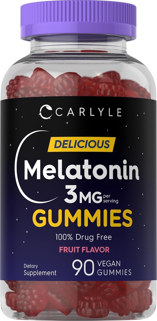Carlyle Melatonin Gummies 3mg 