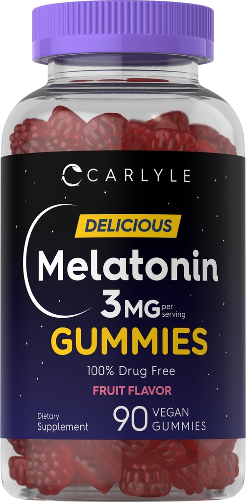 Carlyle Melatonin Gummies 3mg 