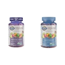 Garden of Life Organics Prenatal Gummies Multivitamin with Vitamin D3, B6, B12 & Organics Men's Gummy Vitamins Multi Berry, 120 Count