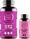 Happy Healthy Hippie Vegan Collagen Builder & Go with The Flow Hormone Balance for Women 180 Ct