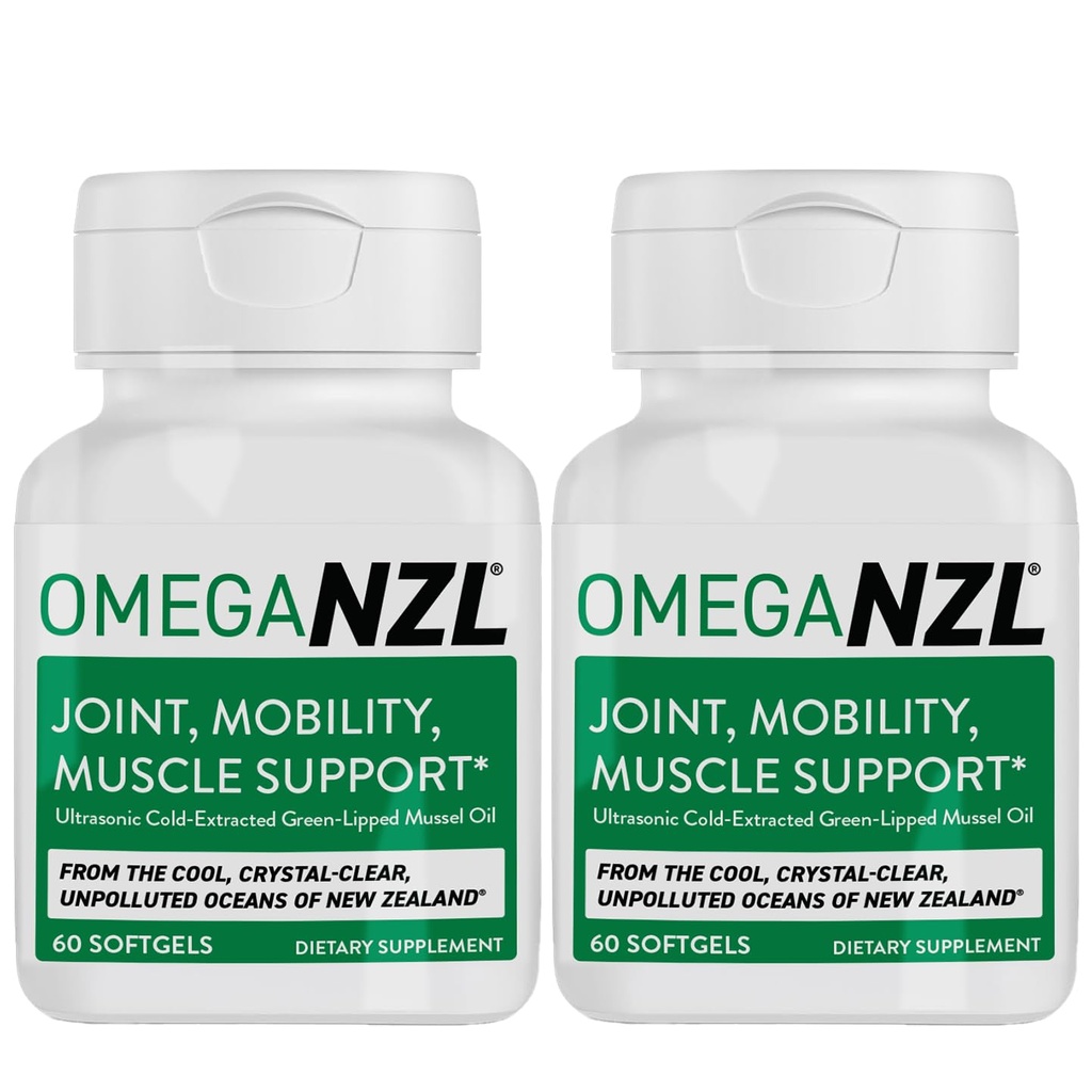 Original Omega-3 κοινό συμπλήρωμα υποστήριξης, καλύτερη φυσική ανακούφιση μυών, πράσινο-Liped λάδι μύδια, 120 Softgels, χωρίς ψαρική επίγευση