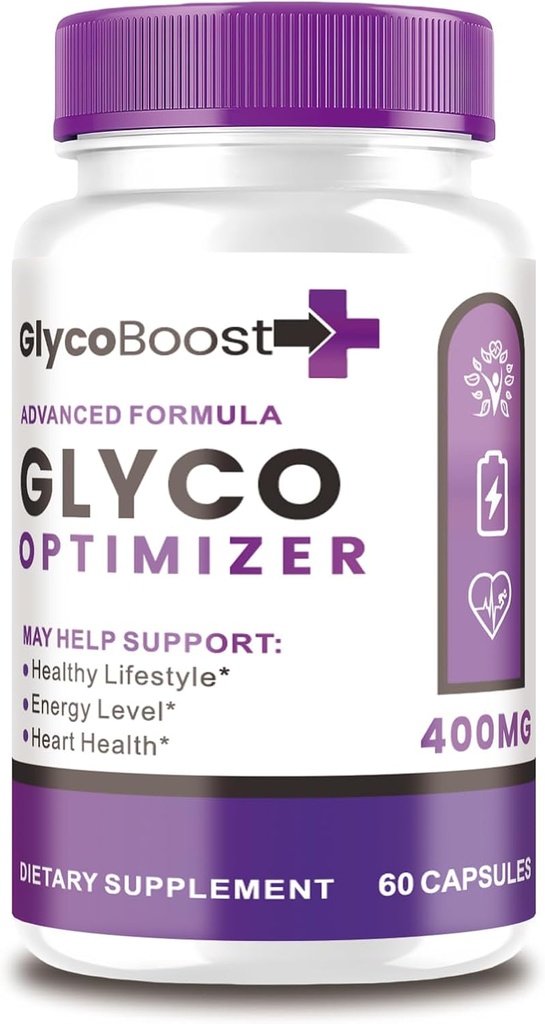 Glyco Boost Blood Support Formula, Όλες οι φυσικές κάψουλες για υγιή και σταθερά επίπεδα, GlycoBoost Blood Besser Cleaner, Glyco Boost Optimizer (60 κάψουλες)