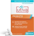 Szio+ Utiva Probiotic – Συμπλήρωμα υγείας ούρων και ούρων – 12 δισεκατομμύρια CFU Lactobacillus & Bifidobacterium Probiotic για άνδρες και γυναίκες, 30 κάψουλες καθυστερημένης αποδέσμευσης Vegi