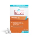 Szio+ Utiva Probiotic – Συμπλήρωμα υγείας ούρων και ούρων – 12 δισεκατομμύρια CFU Lactobacillus & Bifidobacterium Probiotic για άνδρες και γυναίκες, 30 κάψουλες καθυστερημένης αποδέσμευσης Vegi