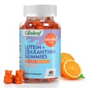 Vegan Lutein and Zeaxanthin Συμπληρώματα, Lutein for Eyes with Zeaxanthin & Vitamin A, Lutein Gummies for Dry Eye Relief & Clear Vision, Eye Vitamins for Seniors & Kid, 60 Count, Orange Flavor