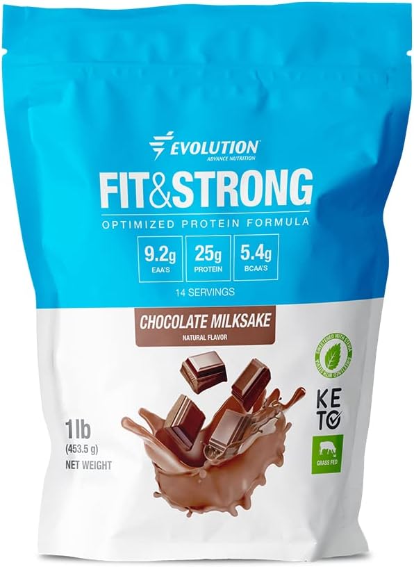 AEE Evolution Advance Nutrition Grass Fed 100% Whey Protein Powder - καθαρή πρωτεϊνική σκόνη με BCAA, γρήγορη απορρόφηση και γρήγορη απορρύπανση για Βέλτιστη αποκατάσταση μυών - 1 λίρα (Chocolate)