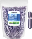 XPRS Nutra Μέγεθος 00 Κενές κάψουλες - 1000 Count Empty Gelatin Κάψουλες - Χάπια DIY Καψάκιο Γέμισμα - Γέμισμα χάπια Gel Caps για συμπληρώματα DIY (Purple Pearl)