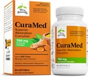 Terry Φυσικά CuraMed 750mg - Αντιοξειδωτικό συμπλήρωμα για την υποστήριξη του εγκεφάλου και της καρδιάς υγεία - Συμπλήρωμα διατροφής με υψηλής ισχύος Curcumin Complex - Νεφροί, ήπαρ και ανοσοποιητική υποστήριξη - 90 Softgels