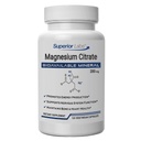 Superior Labs Μαγνήσιο Citrate 200mg, Υψηλή Απορρόφηση, Μη-ΓΤΟ, Πρόσθετη-ελεύθερο & χωρίς γλουτένη, Προάγει τον ήρεμο ύπνο, Ανακουφίζει τους μυς Cramps & Twitches, Υποστηρίζει την ανακούφιση δυσκοιλιότητα, 120 Veg Caps
