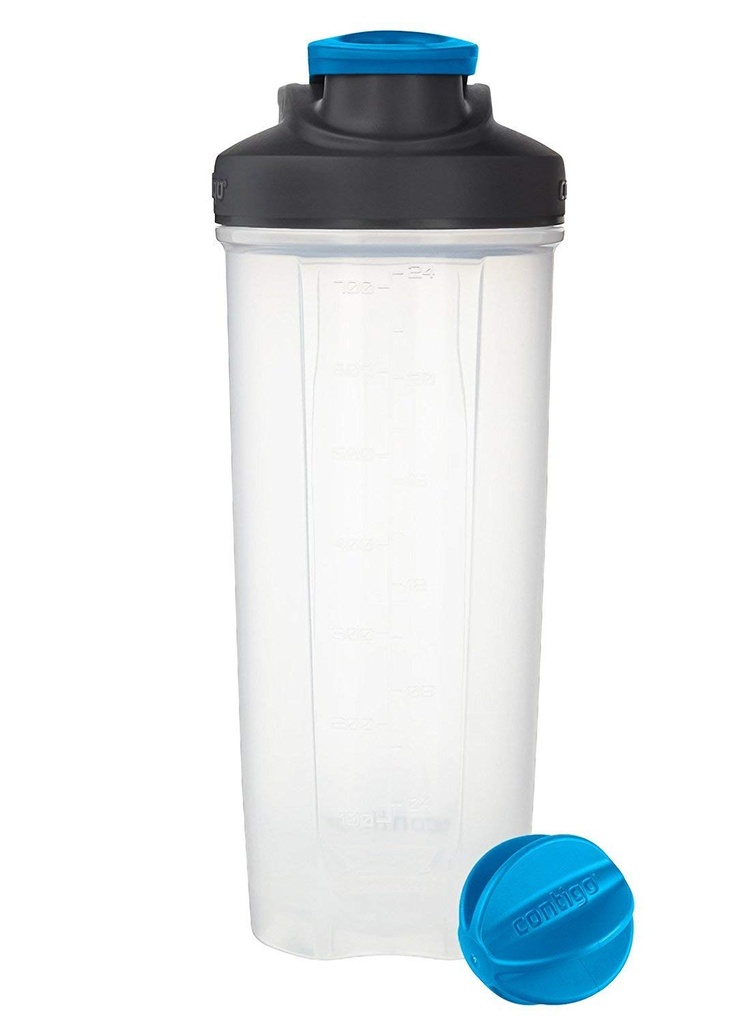 Contigo Shake & Go Fit Shaker Μπουκάλι, 28 oz., Carolina Blue, Snap Lid