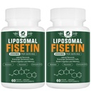 Liposomal Fisetin Supplement, 2000MG, 98% Pure Fisetin Polyphenols Αντιοξειδωτικά, με Quercetin, TMG και ρεσβερατρόλη, για υγιή γήρανση, Γνωστική Υποστήριξη, 120 κάψουλες
