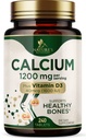 Calcium 1200 mg with Vitamin D3 - Per Serving - Bone Health Supplement - Vitamin D & Calcium Supplements for Women & Men - Bone Strength Support - Natural Calcium Pills - Bottled in USA - 240 Tablets