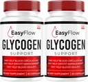 (2 Pack) Easy Flow Glycogen Support - EasyFlow Glycogen, Easy Flow, Easy Flow Glycogen Supplement, Glycogen Support Easy Flow, Easy Flow Glycogen, Glycogen Easy Flow, 60 Κάψουλες για 2 μήνες