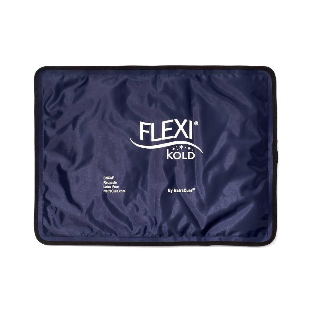 FlexiKold Gel Ice Packs (Standard Large: 10.5" x 14.5") για τραυματισμούς Reuseable, Back Pain Relief, Knee Wrap, After Surgery, Ice Pack for Knee, Shoulder - 6300-COLD by NatraCure