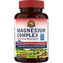 Vitalitown Magnesium Complex Supplement 500mg - Μεγιστοποιημένη Απορρόφηση NSF Πιστοποιημένο Χηλικό Μαγνήσιο Γλυκινικό, Κακό, Ταυρικό & Κιτρικό - Vegan Non-GMO για τον ύπνο, ενέργεια & καρδιά 60 Caps