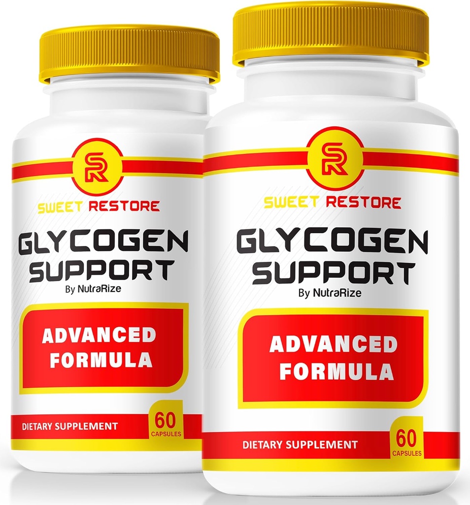 NutraRize (Pack of 2 Sweet Restore Glycogen Support, Official Glycogen Support Capses, Common Support Formula Reviews (120 Caps)