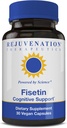 Rejuvenation Therapeutics Fisetin | Senolytic | Dietary Flavonoid | Non-GMO, Vegan, Gluten-Free,100 mg, 30 Veggie Caps