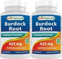Best Naturals Burdock Root 425 mg 180 Καψάκια (180 Count (Pack of 2))