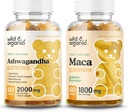 Άγρια & οργανικά Gummies Ashwagandha & Maca Root Gummies 60 κόμης