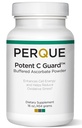 PERQUE Buffered Vitamin C Ascorbate Powder - pH Ισορροπημένη, χορτοφαγική, Allergen-Free Vitamin C συμπλήρωμα - ταχείας δράσης Αντιοξειδωτική υποστήριξη - Αναβράζοντα σκόνη με μαγνήσιο, κάλιο & ψευδάργυρο - 16 oz