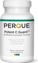 PERQUE Buffered Vitamin C Ascorbate Powder - pH Ισορροπημένη, χορτοφαγική, Allergen-Free Vitamin C συμπλήρωμα - ταχείας δράσης Αντιοξειδωτική υποστήριξη - Αναβράζοντα σκόνη με μαγνήσιο, κάλιο & ψευδάργυρο - 16 oz