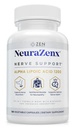 Zen Nutrients NeuraZenX Nerve Support & Peripheral Neuropathy Support Supplement with 1200mg Alpha Lipoic Acid (ALA), Benfotiamine, L-Carnitine, and Turmeric