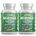 Moringa Powder Capses + Turmeric Moringa Leaf Κεϋλάνη Κανέλα Ashwagandha Ginger Tart Cherry Boswellia Quercetin Σκόρδο Ιερός Βασίλειος Saffron Nattle Μαύρο πιπέρι Moring-Go συμπλήρωμα με καθαρό Nutra (2)