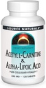 Source Naturals Acetyl L- Carnitine & Alpha- Lipoic Acid 650mg - 120 δισκία