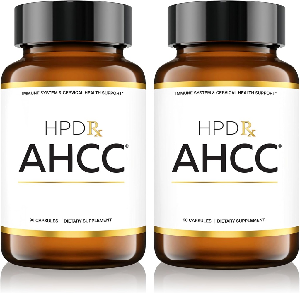 HPD Rx Premium AHCC & Shiitake Mushroom 1100 mg ανά συμπλήρωμα σερβιρίσματος, Φυσικό Booster Ανοσίας, Διατηρεί Φυσικό Killer Cell Δραστηριότητα 